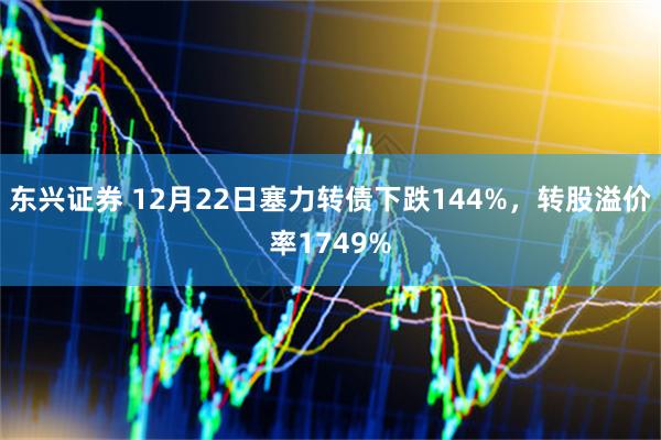 东兴证券 12月22日塞力转债下跌144%，转股溢价率1749%